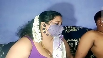 A Lewd Indian Bbw Wife Gives A Blowjob.