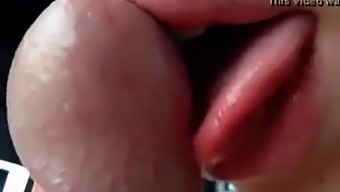 A Wonderful Blowjob From A Hot Girl Was Given By A Sweetheart.