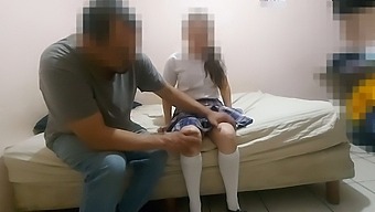 Mexican Schoolgirl And Neighbor Plot To Surprise Boyfriend With Gift, Engage In Real Homemade Sex Tape