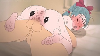 2d Cartoon Porn: Piplup'S Butt Gets Bulma'S Attention In Pokemon And Dragon Ball Anime