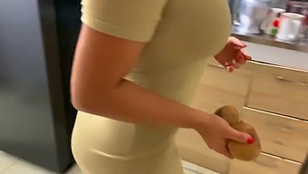 Stepsister Gets Caught In The Kitchen And We End Up Having Sex