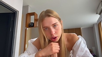 Amateur Russian Schoolgirl Gets Her Pussy Licked And Fucked In Pov