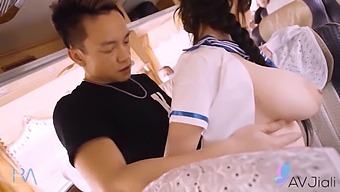 Taiwanese Hottie Has Public Sex On The Bus With A Stranger