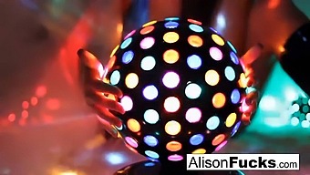 Stunning Busty Beauty Alison Tyler Shines On The Dance Floor