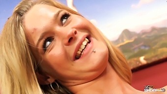 Klara, A Busty Blonde, Passionately Gives Oral Pleasure And Swallows Semen As An Alternative To A Professional Photoshoot