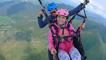 Public Squirting At High Altitude: A Thrilling Paragliding Experience