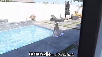 Two Men Ejaculate On Maria Anjel'S Face In High Definition