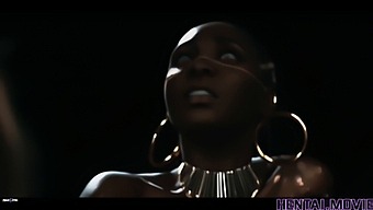 Artificial Intelligence Created Adult Animation Featuring A Latin Woman Controlled By An African Deity Who Enjoys Oral Sex
