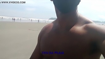 A Guy Named Ton Goes For A Walk On The Beach In The Morning