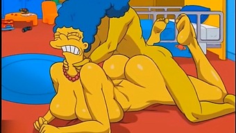 Marge, The Horny Housewife, Screams With Ecstasy As She Gets Filled With Hot Jizz In Her Tight Asshole And Squirts Uncontrollably