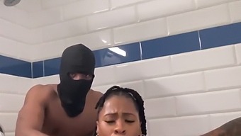 African American Man Pleasures Me With His Penis In The Shower!