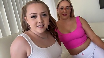 Step Sisters Play A Naughty Game Of Seduction And Creampie ~ 18-Year-Old Fantasy ~ Pov