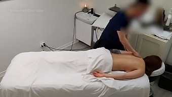 A Teen Waitress Gets A Unique Massage From A Male Customer At A Spa