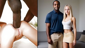 African American Man Pleasuring My Stunning Spouse'S Rear End (Buttocks)