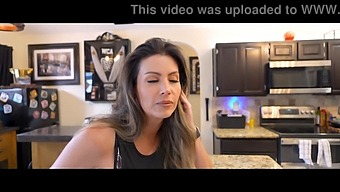 Strip Poker With A Hot Cougar Stepmom.